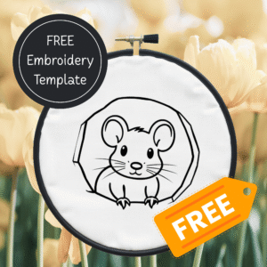 FREE Embroidery Template