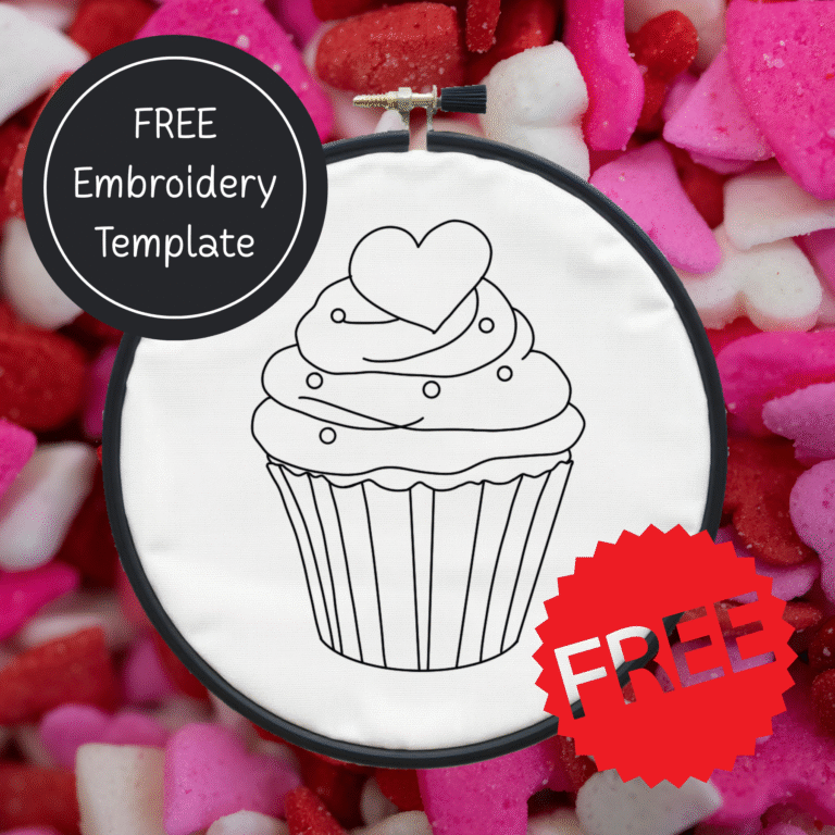 FREE Embroidery Template